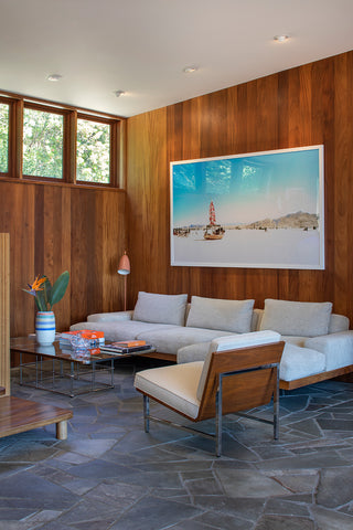 NEW CANAAN WOOD LOUNGE CHAIR