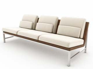NEW CANAAN WOOD SOFA